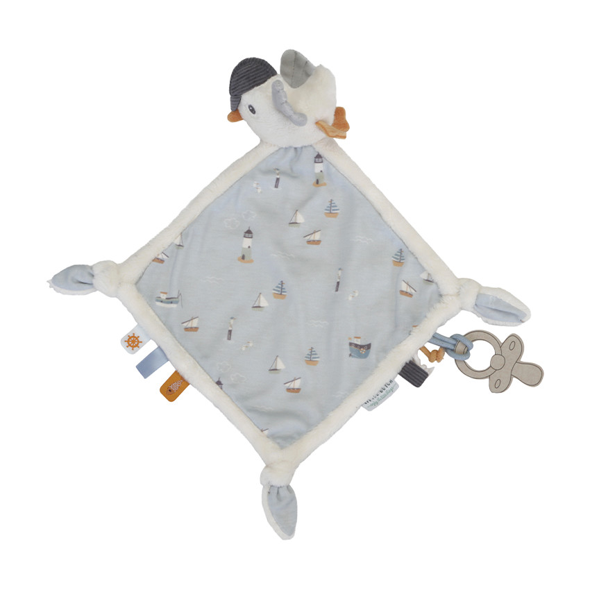 Doudou carré mouette Sailors Bay 