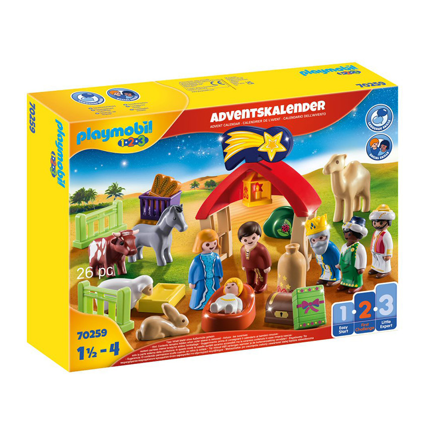 Calendrier de l'Avent - 1 2 3 Crèche 