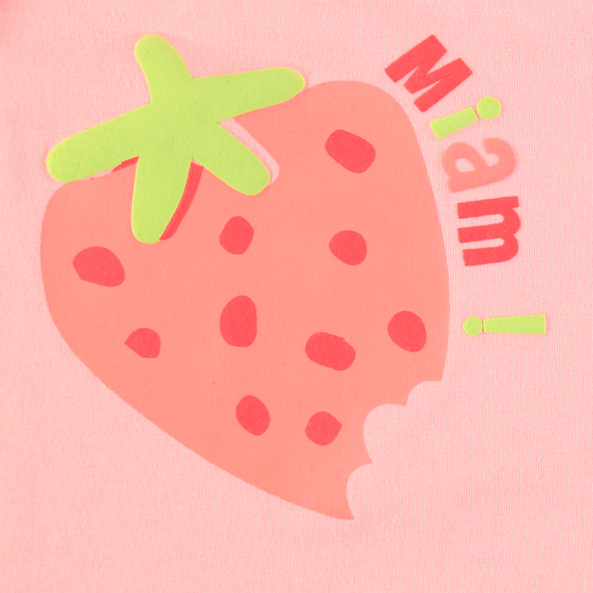 Pyjama avec débardeur et short imprimés fraises 