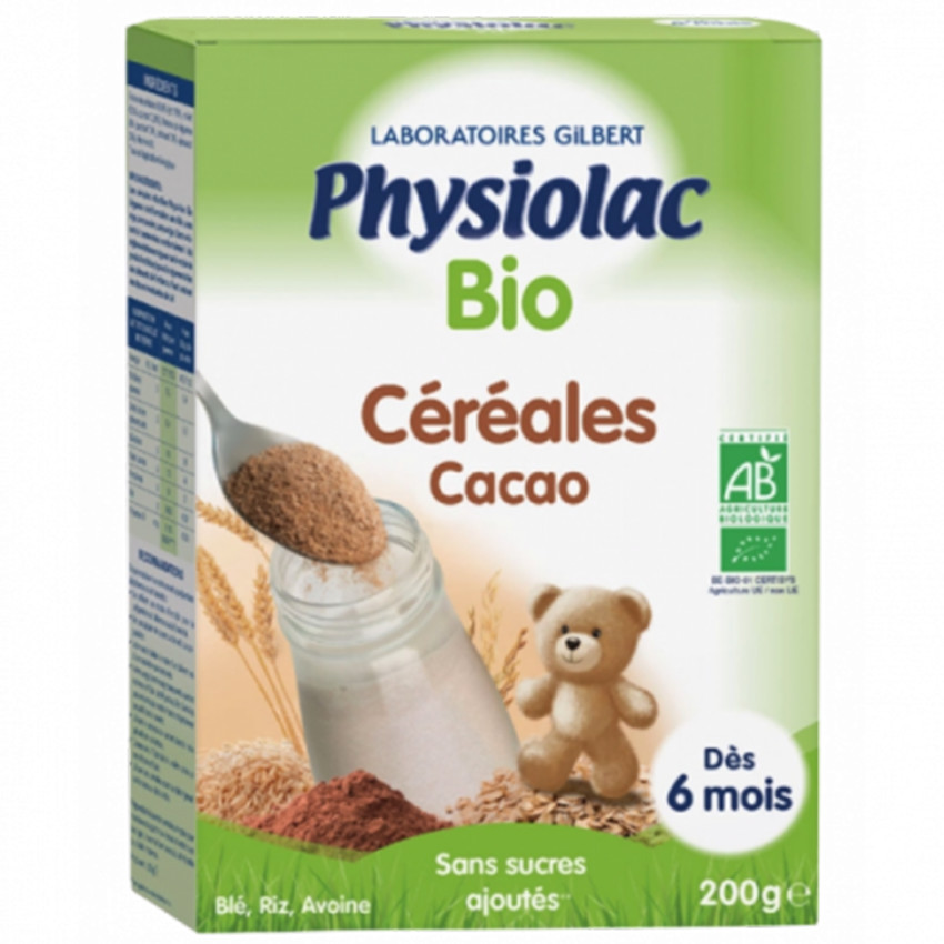 Céréales Cacao issues de l'agriculture biologique 200g 