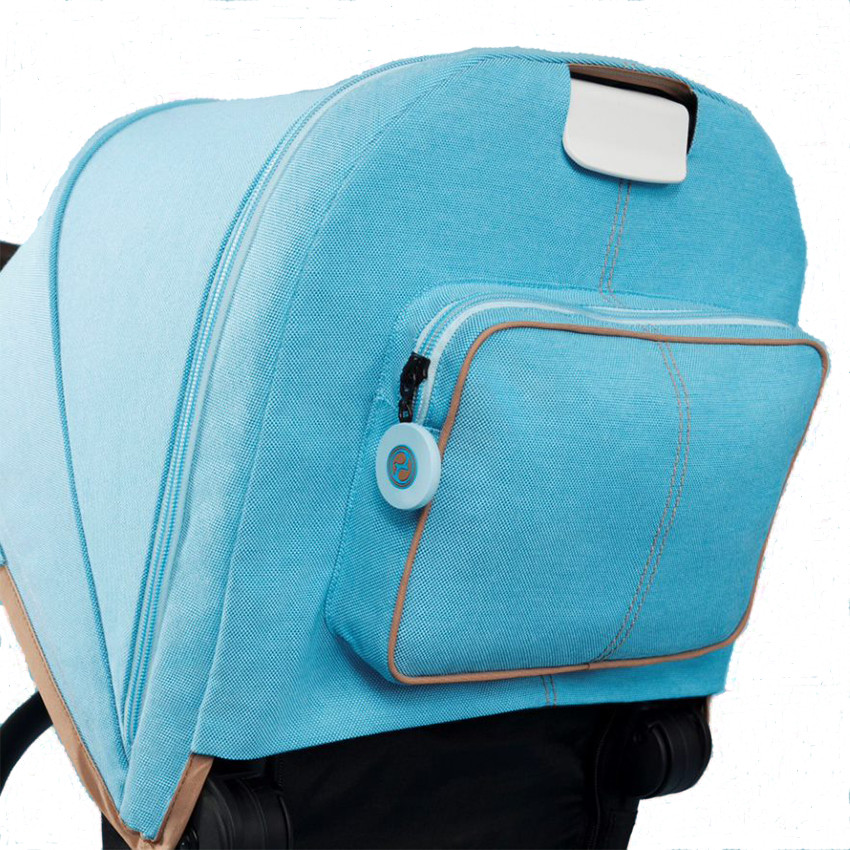 Poussette Eezy S Twist+ 2 châssis Silver - Ocean Blue 
