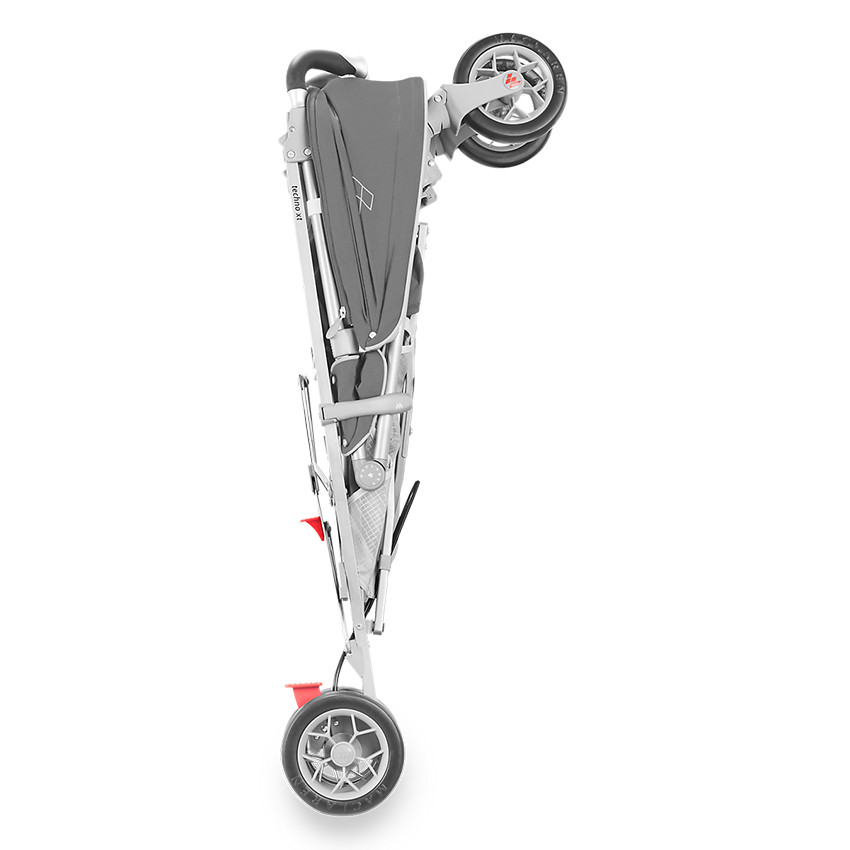 Poussette canne Techno XT - Charcoal/silver 