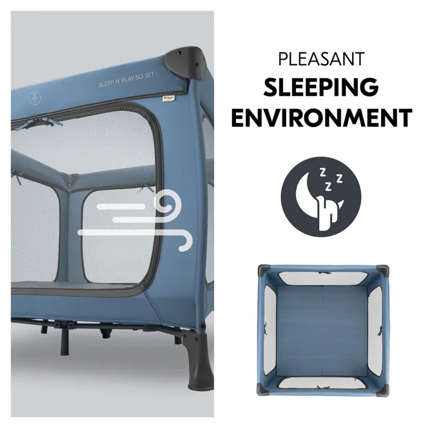 Parc-lit de voyage + matelas Sleep N Play SQ Dark Blue 