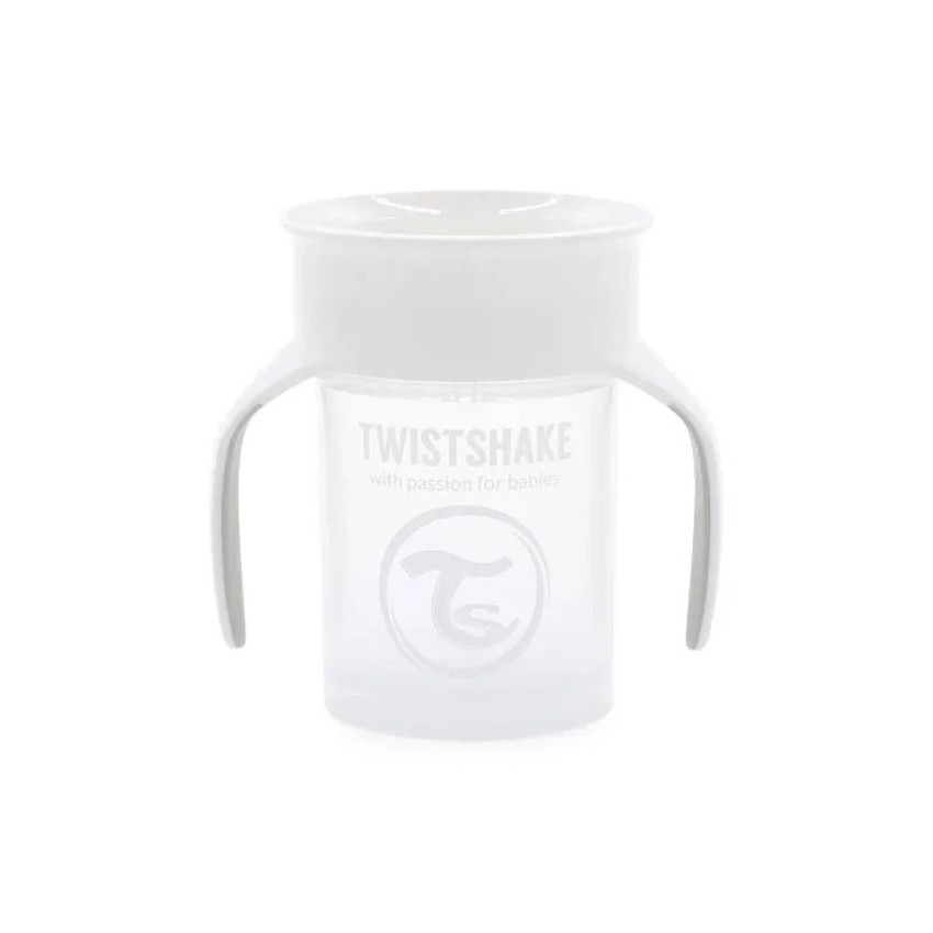 Twistshake - Tasse 360° 230ml 6m+ - Blanc - Blanc