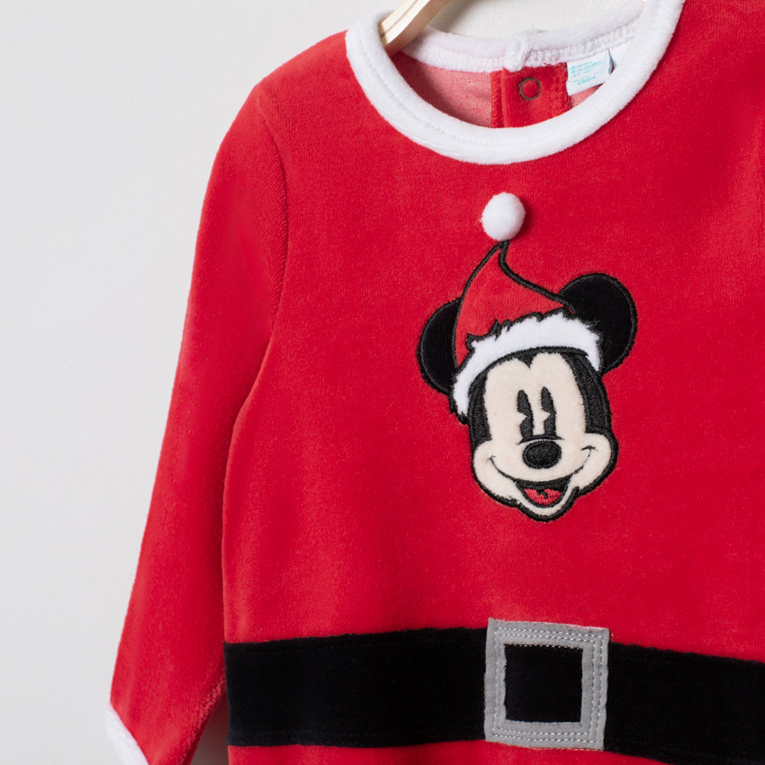 Dors-bien en velours Mickey Disney esprit Noël 