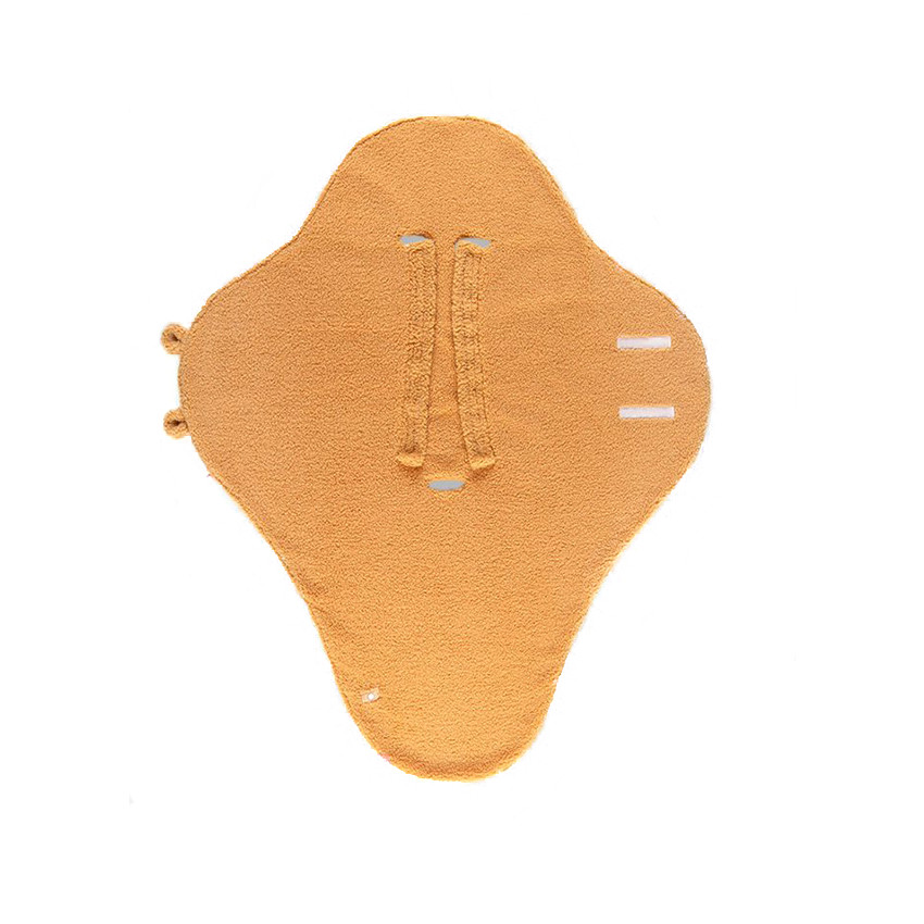 Couverture de promenade en teddy - Camel 