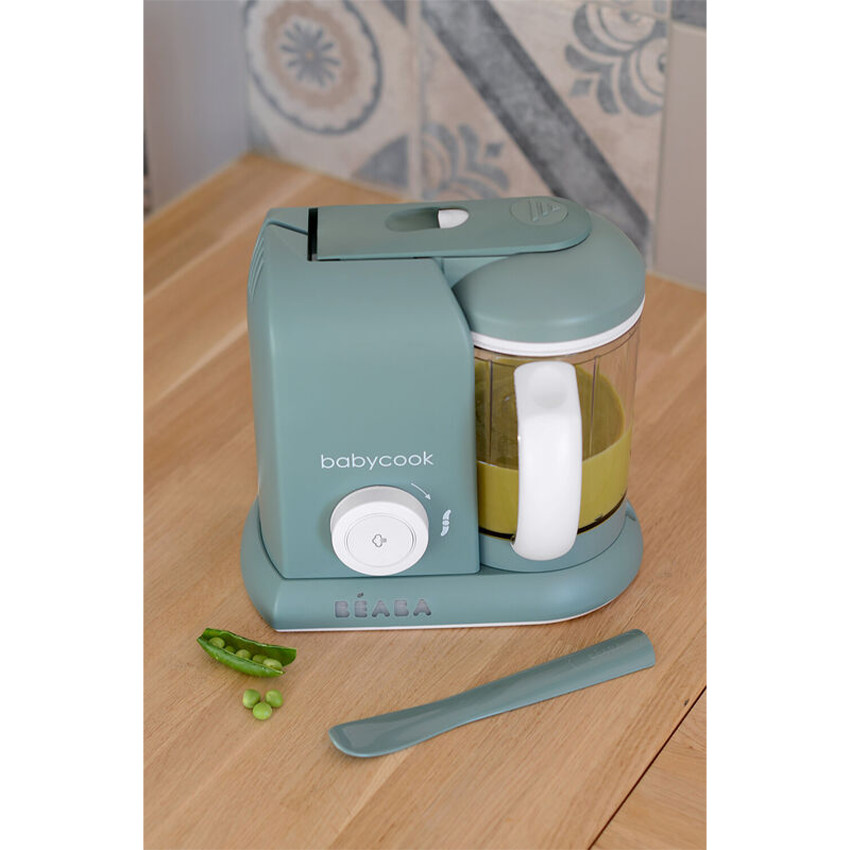 Robot cuiseur 4 en 1 Babycook Solo eucalyptus - Vert (Béaba) - Image 1