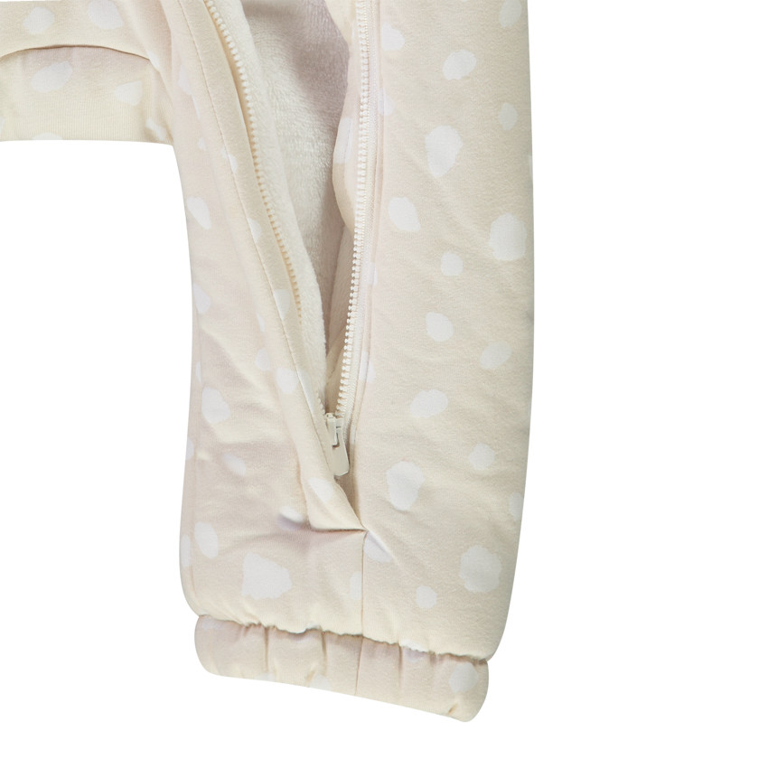 Pilote à capuche en jersey ouatiné print et broderie Bambi Disney pour bébé fille 