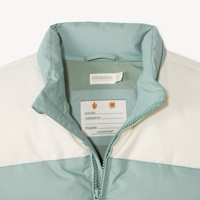 Doudoune sans manches effet color block pour garçon 