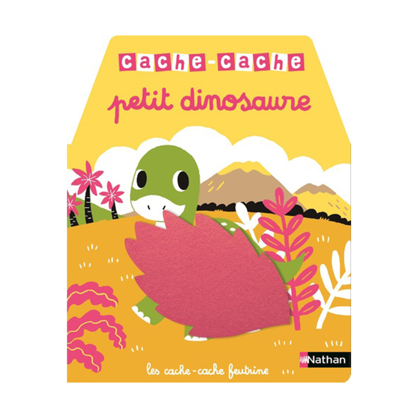 Livre matière Cache-cache petit dinosaure 