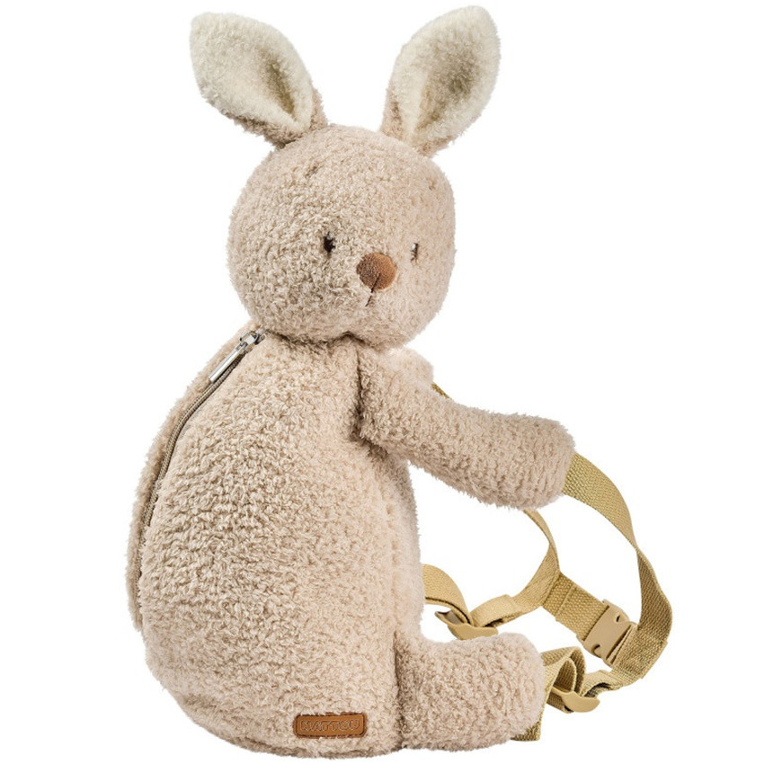 Sac à dos Teddy lapin - Ecru