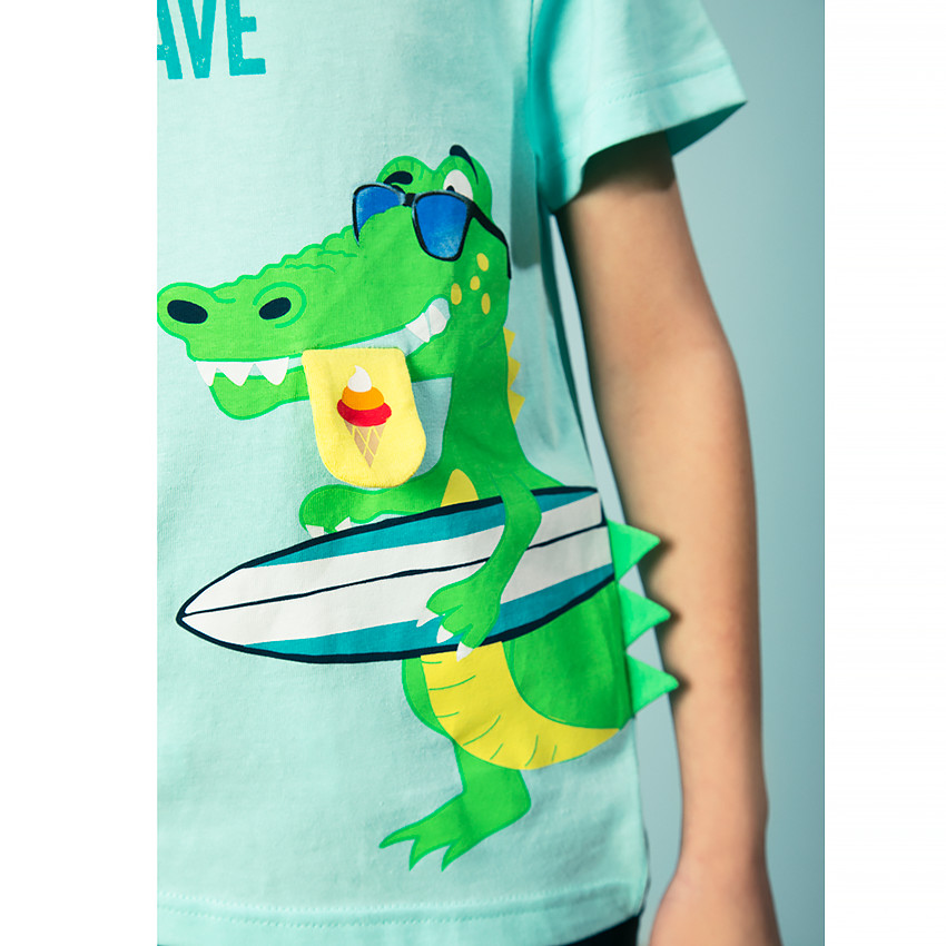 T-shirt Crazy 8 Garçon Taille S (5-6 Ans) Motif Bateau Voilier - Occasion Très Bon état