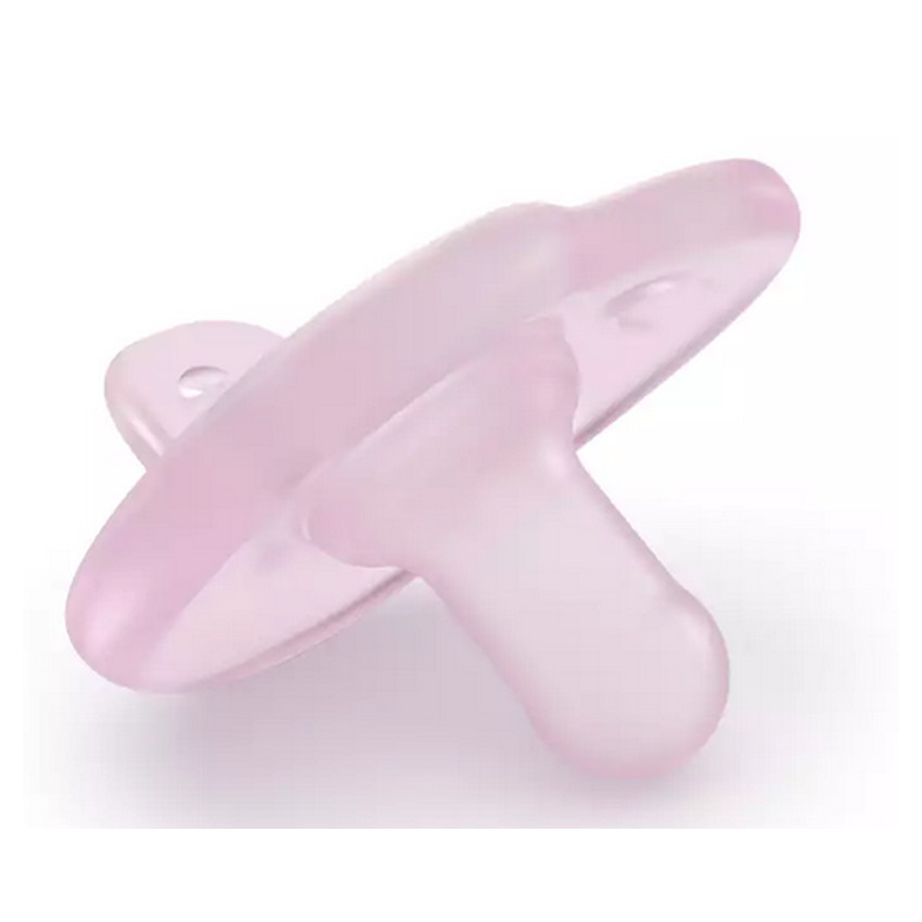 Sucette 100% Silicone Soothie +0m - Rose - 2 pièces - Rose (Avent) - Image 1