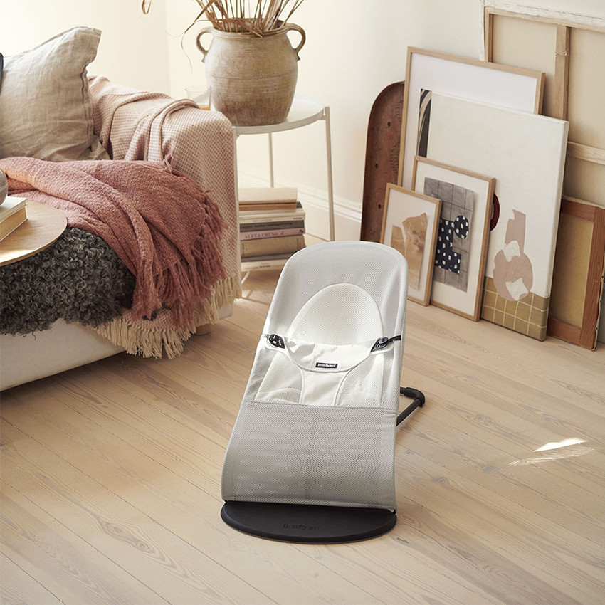 Transat Balance Soft en maille – Argent/Blanc 