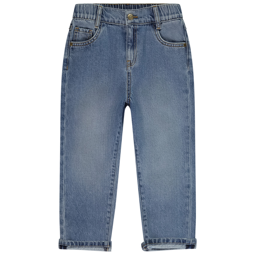 Jean regular à taille élastiquée pour garçon 