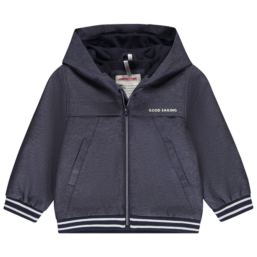 Coupe-vent en toile à capuche pour garçon