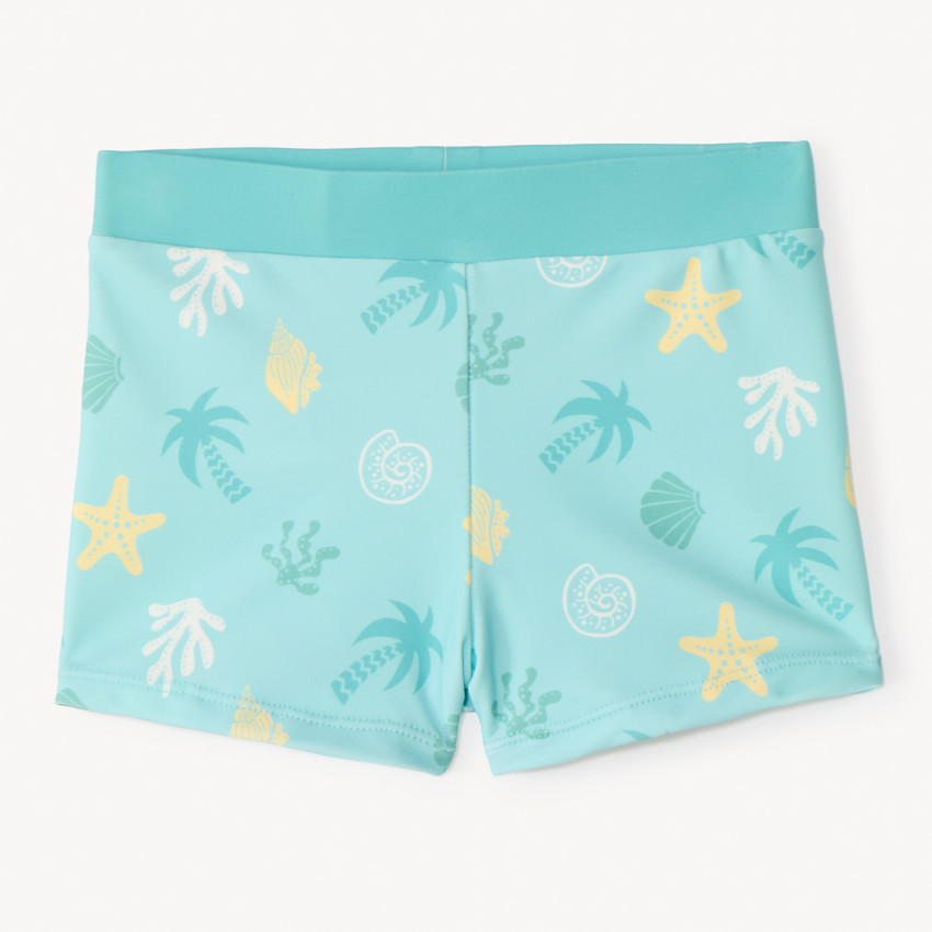 Boxer de bain imprimé fantaisie coquillages pour bébé garçon
