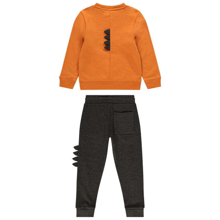 Jogging en molleton print dinosaure pour enfant garçon 