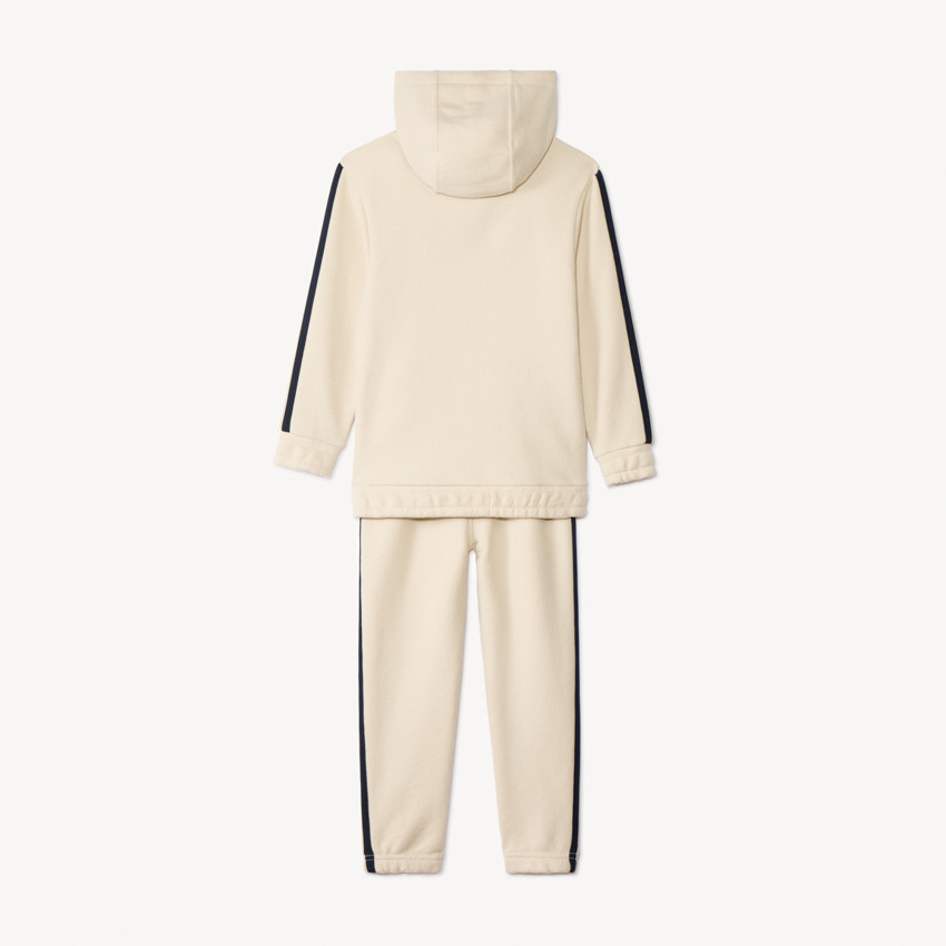 Ensemble jogging molleton à bandes pour garçon 