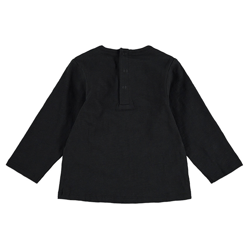 Tee-shirt manches longues HALLOWEEN avec dinosaure squelette printé 