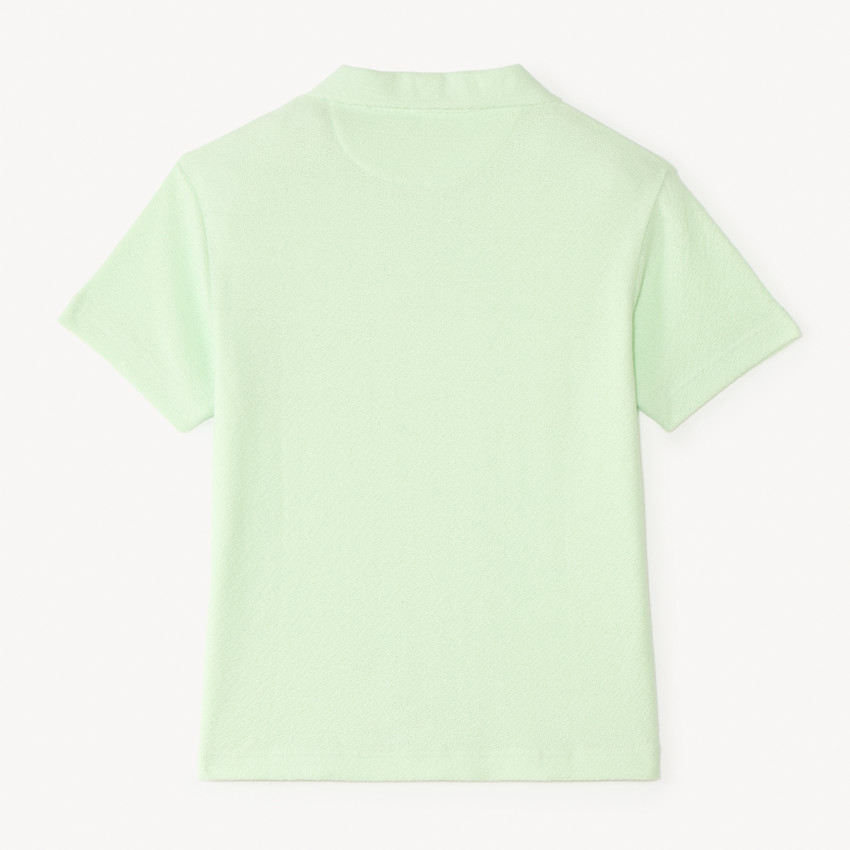 Chemise manches courtes en jersey uni pour garçon 