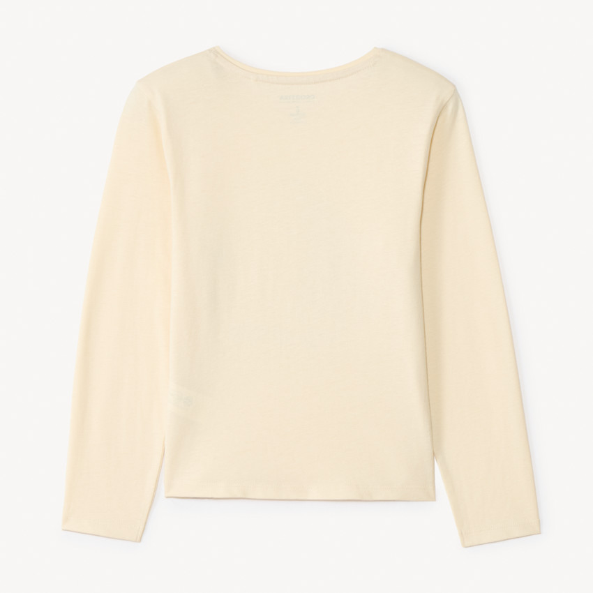 T-shirt manches longues print léopard pour fille  