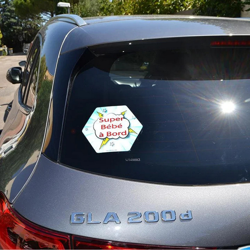 Adhésif bébé à bord - Super Bébé 