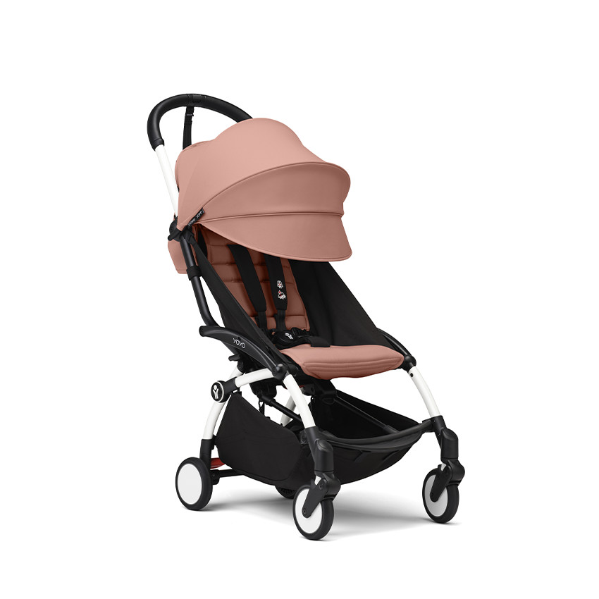 Poussette Stokke® YOYO³ à partir de 6 mois - cadre blanc/ginger 