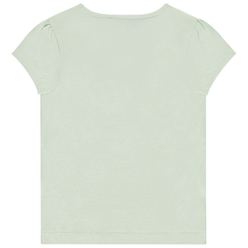 T-shirt manches courtes print fantaisie pour fille 