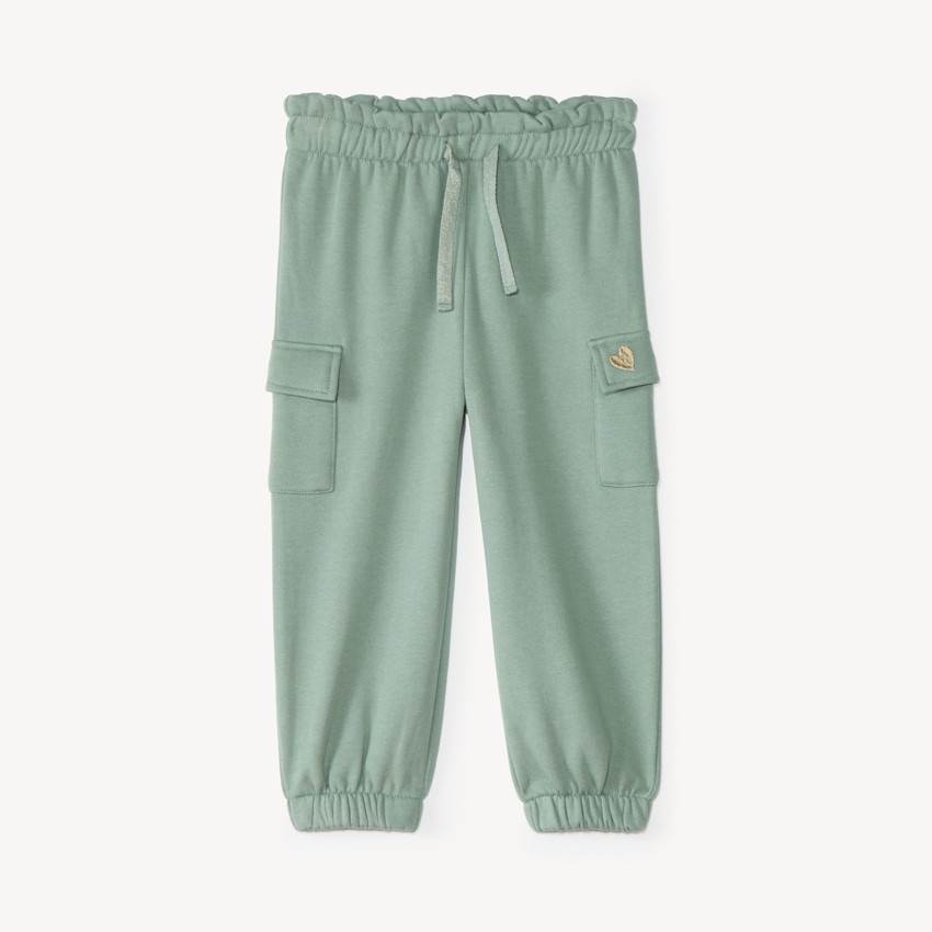 Pantalon de jogging bébé fille style cargo 
