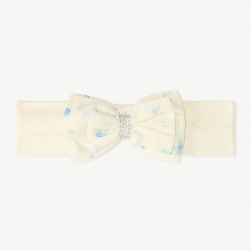Bandeau à nœud effet papillon pour bébé fille