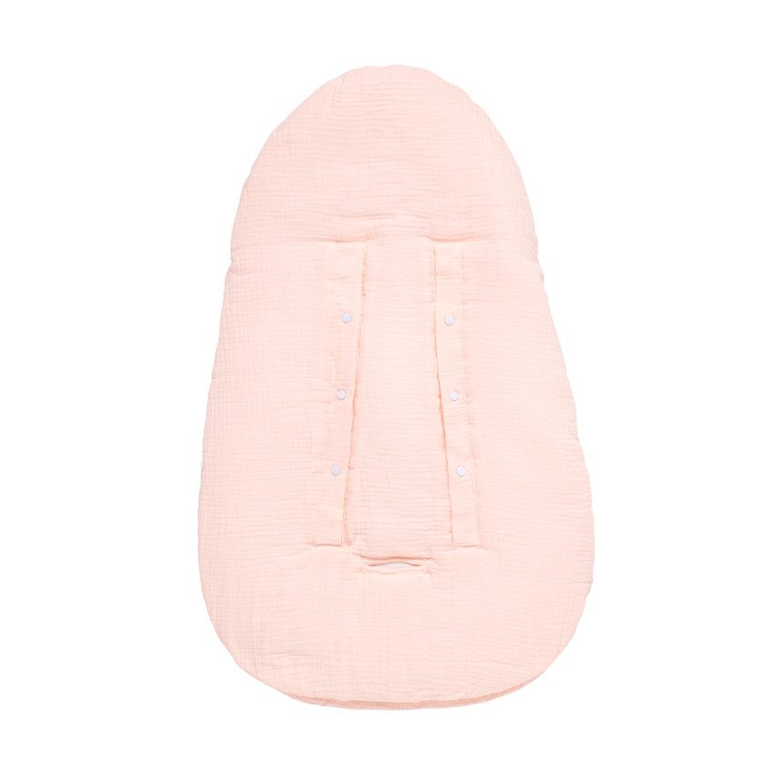 Nid d'ange en gaze de coton Les Unis rose pétale 