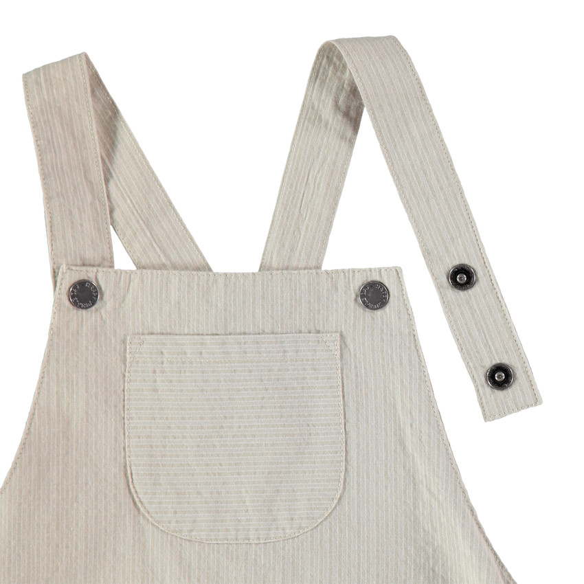 Salopette courte style bloomer à poche 