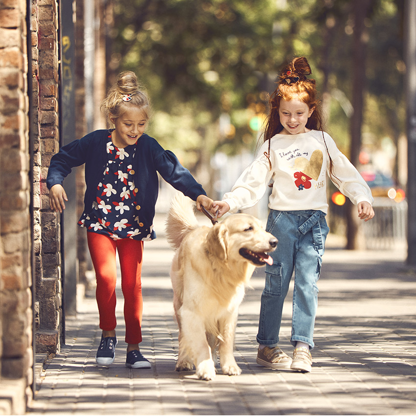 Tunique manches longues imprimé fleurs pour fille 