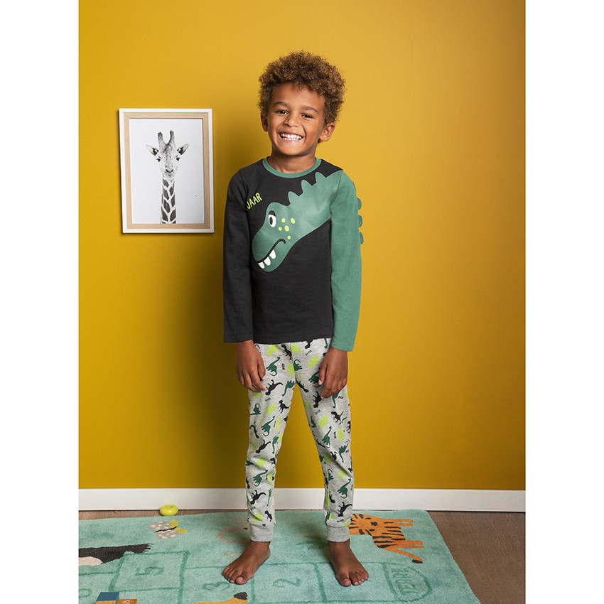 Pyjama en jersey dinosaures imprim s pour enfant gar on