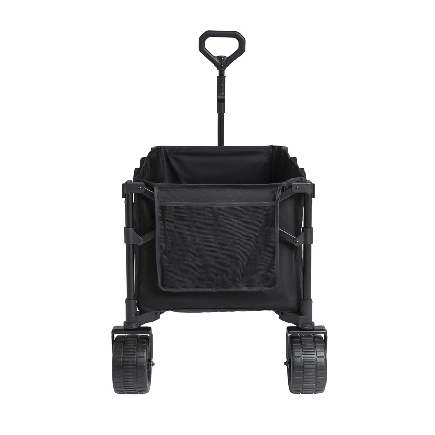 Chariot de transport pliable noir 