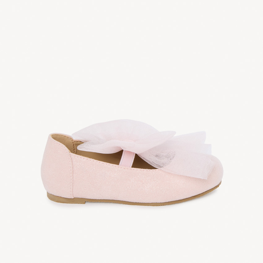 Babies effet suédine avec élastiques et nœud pour fille 