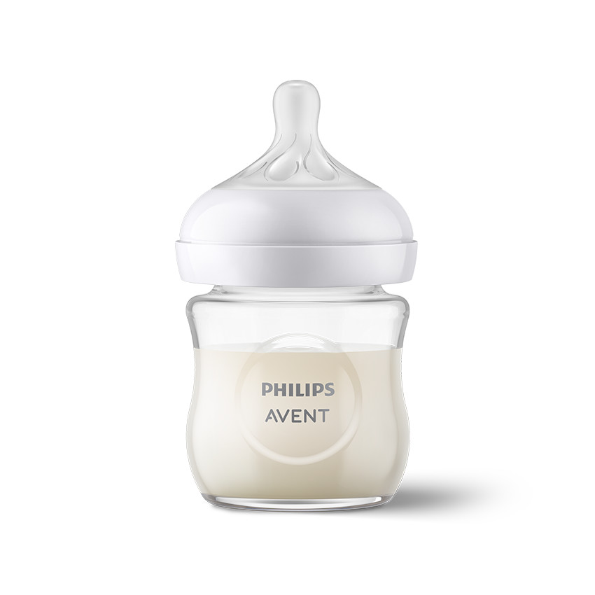 Biberon en verre Natural Response 120 ml - Transparent (Avent) - Image 2