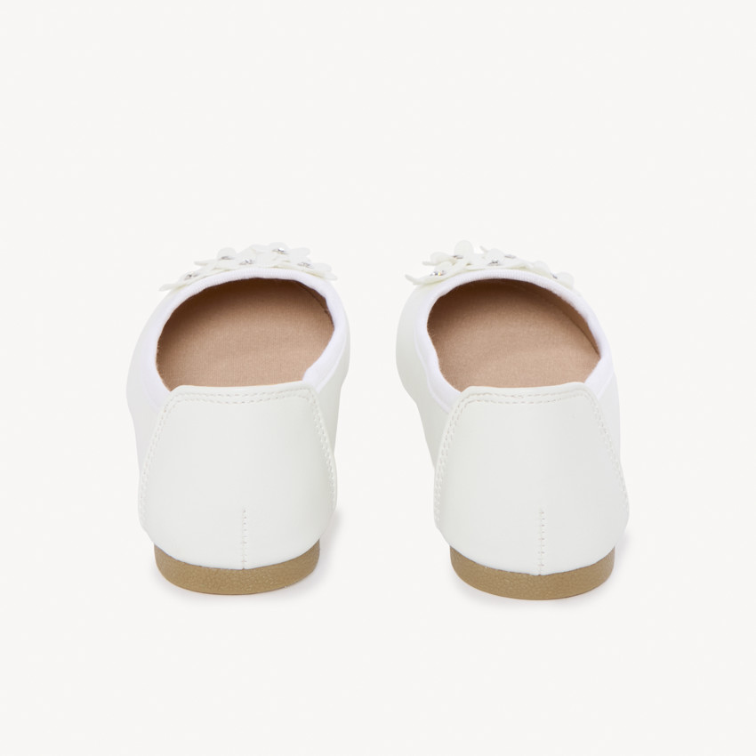 Ballerines à fleurs 3D et strass pour fille 