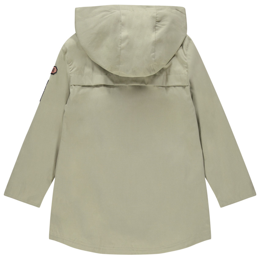 Parka à capuche à badges esprit army 