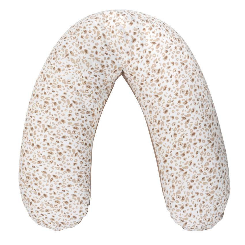Coussin d&#39;allaitement en microbilles 160cm imprimé Léopard