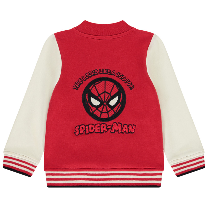 Veste teddy en molleton Spider-Man Marvel pour bébé garçon 