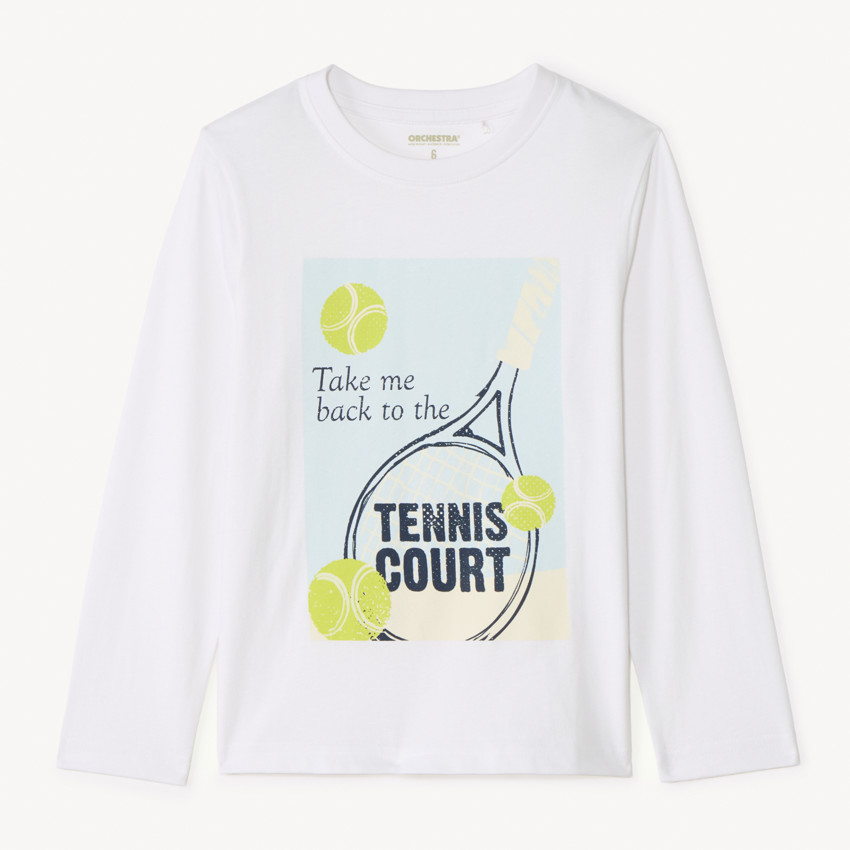 T-shirt manches longues printé pour garçon 