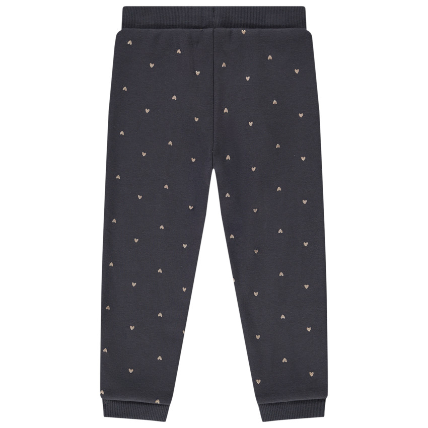 Jogging imprimé cœurs dorés pour bébé fille 