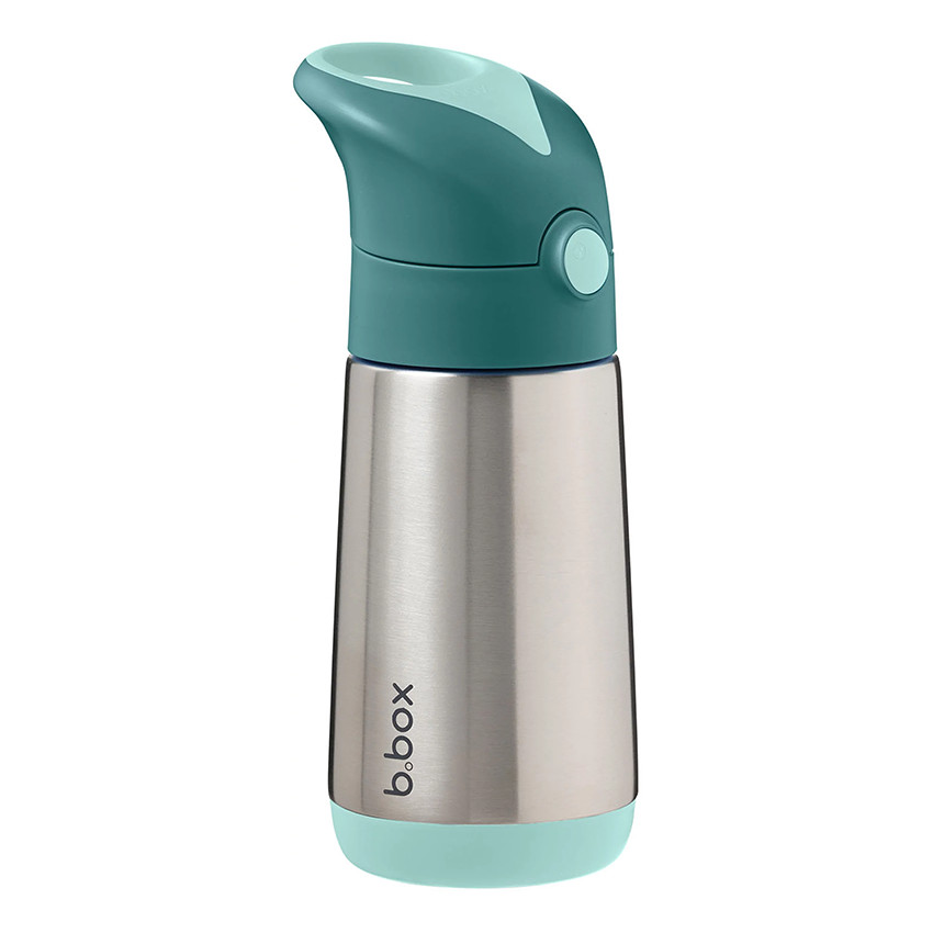 Gourde isotherme avec paille 350ml Emerald Forest 