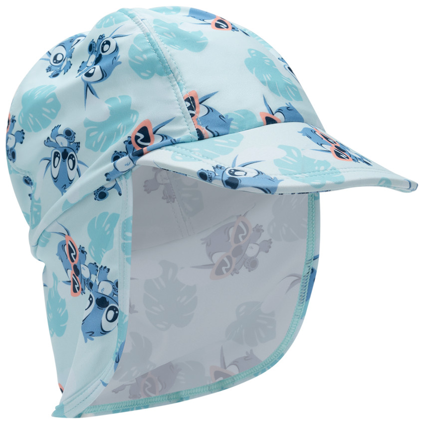 Casquette saharienne anti-UV imprimé Stitch Disney pour bébé