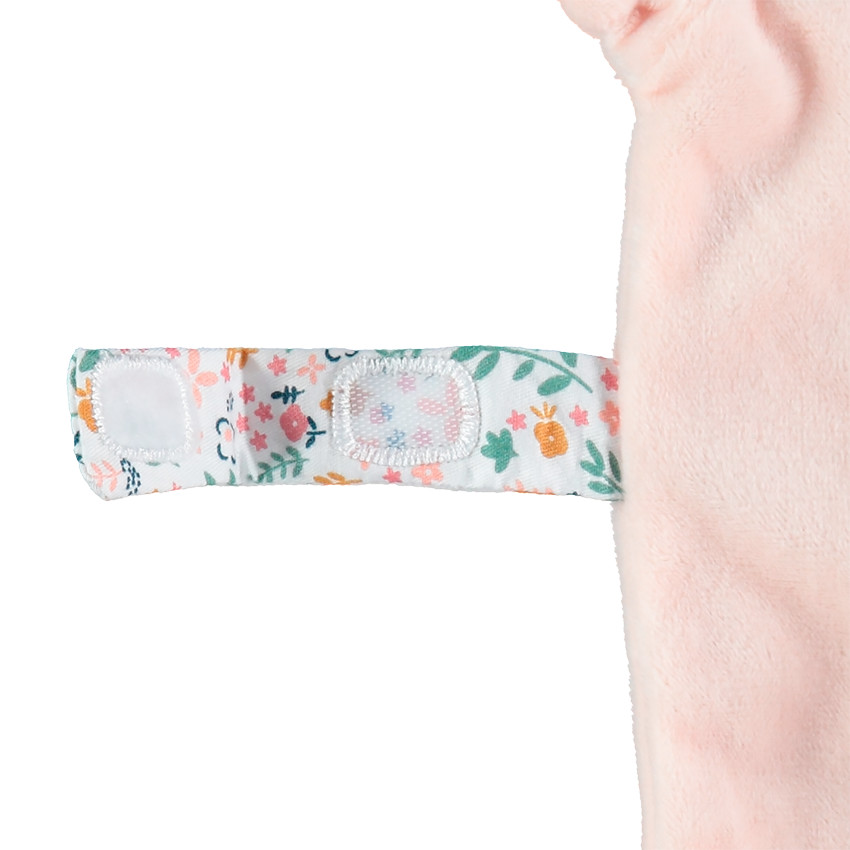 Doudou mouchoir renard en velours Main Doudou mouchoir renard en velours