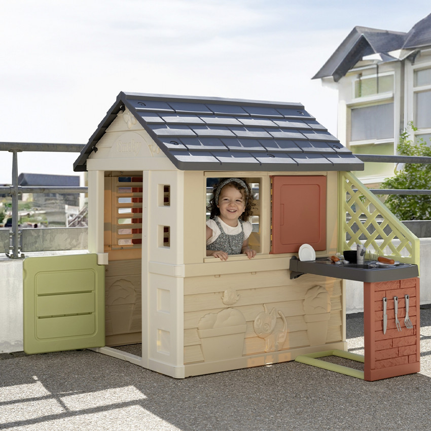 Maison Nature avec cuisine Smoby Life - Multicolore (Smoby) - Image 1
