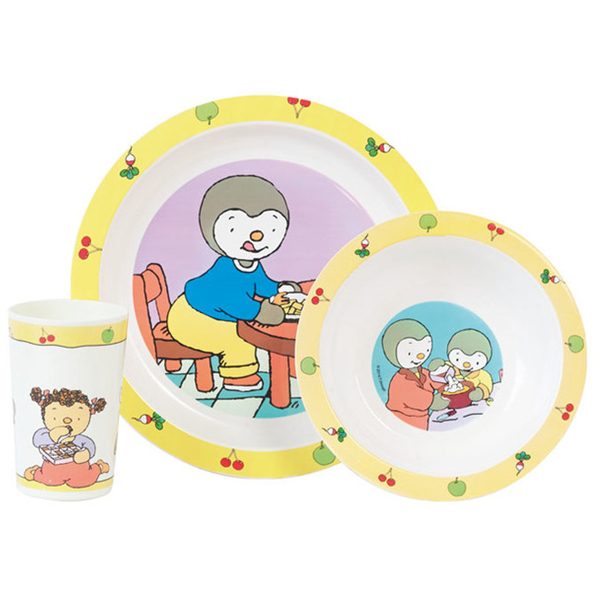Set repas T’Choupi - 3 pièces 