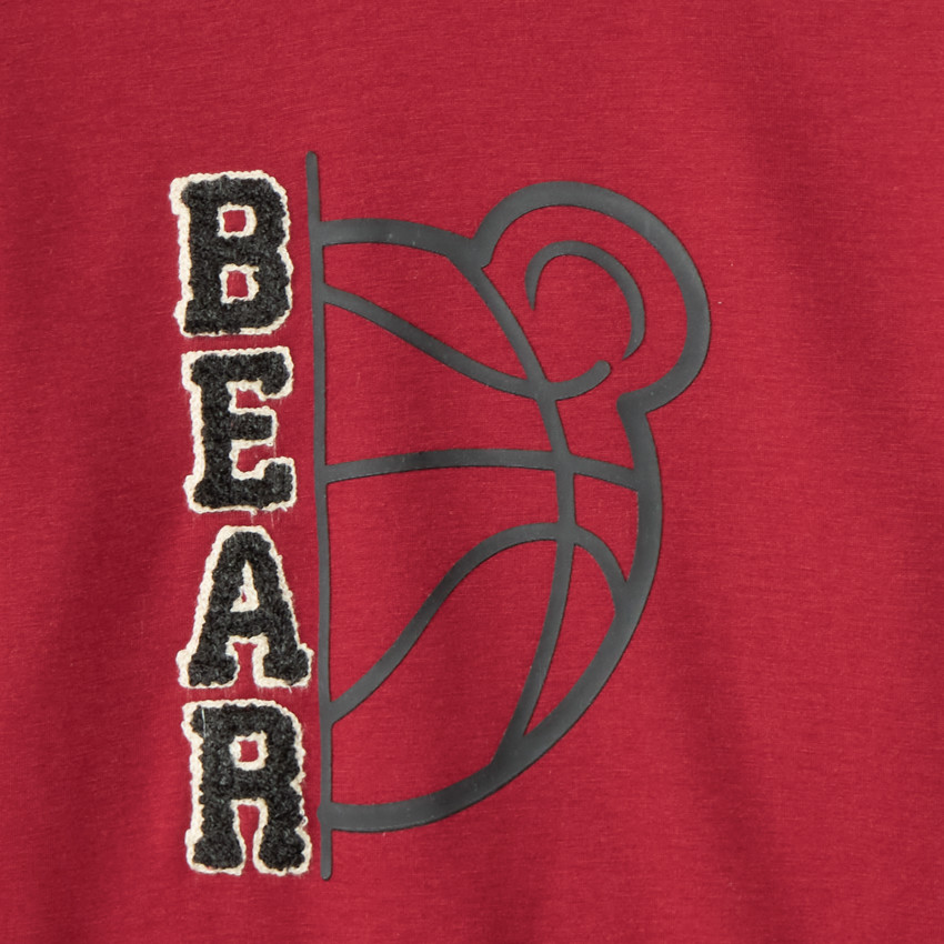 Sweat molleton oversize motif basket pour bébé garçon 